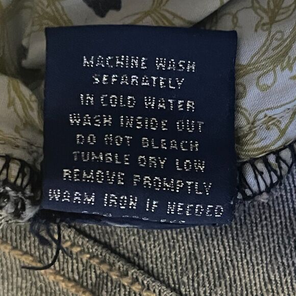 C Pink Celebrity Pink Wide Leg Stretch Jeans Size 7 Dark Wash - Picture 9 of 9